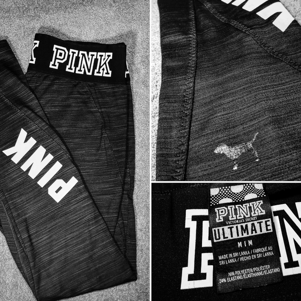 PINK BY Victoria secret MAROON YOGA PANTS